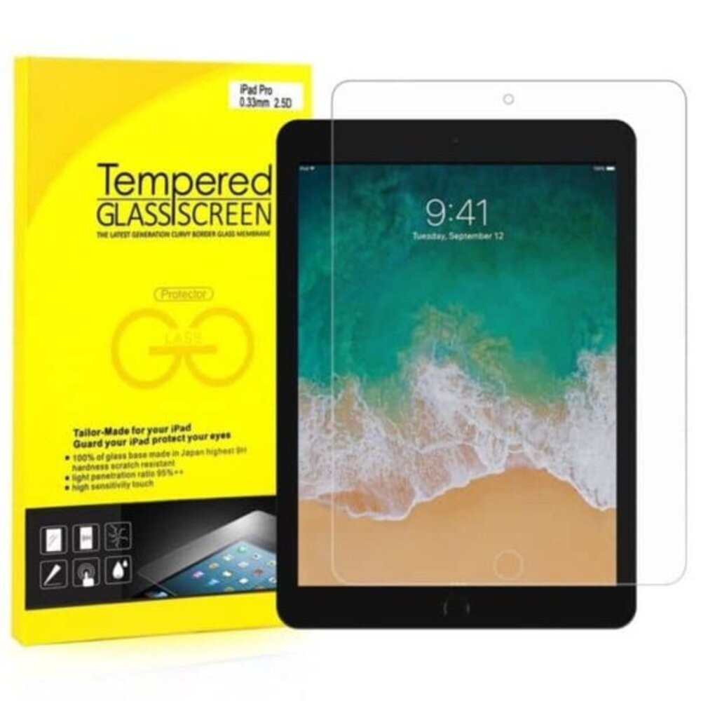 iPad Clear Tempered Glass Screen Protector variety available